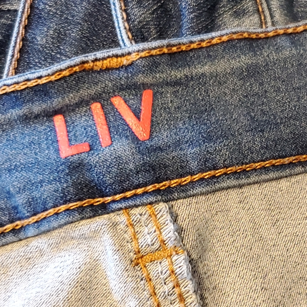 Delia's Liv high rise five pocket skinny jeans blue size 15 - Picture 8 of 12